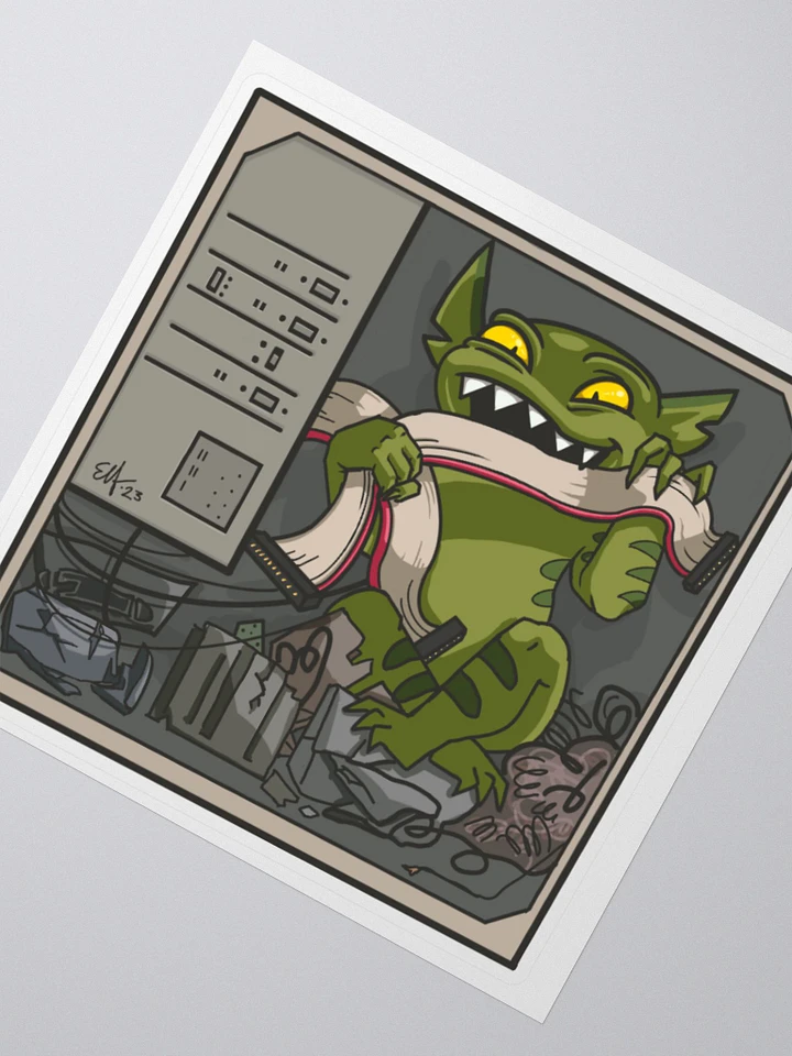 THE COMPUTER GREMLIN (STICKER) product image (6)