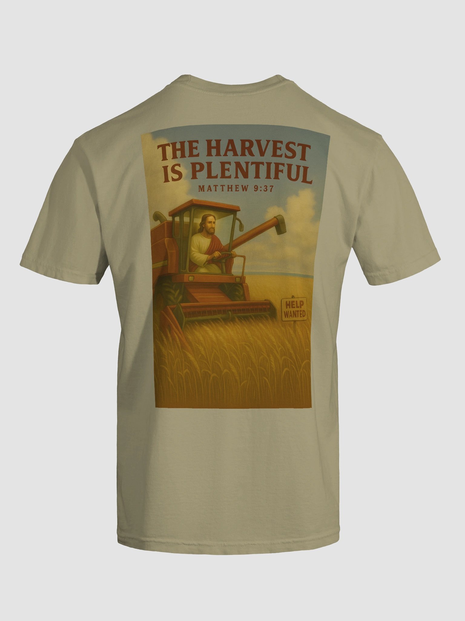 The Harvest Is Plentiful – Matthew 9:37 Farm Gospel Illustration product image (9)