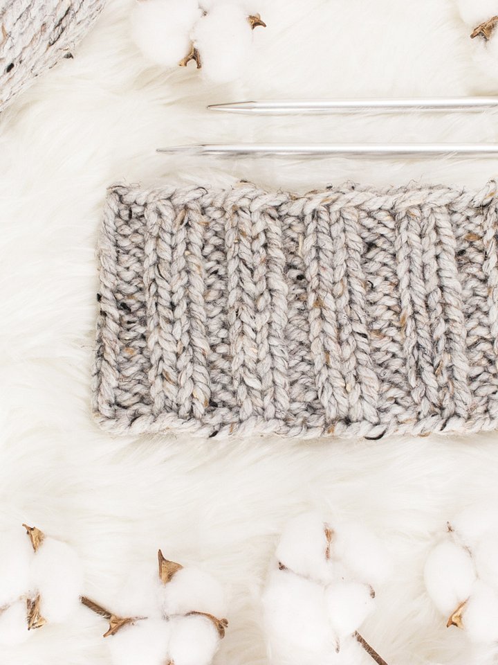 Ribbed Headband Knitting Pattern - Daring product image (1)