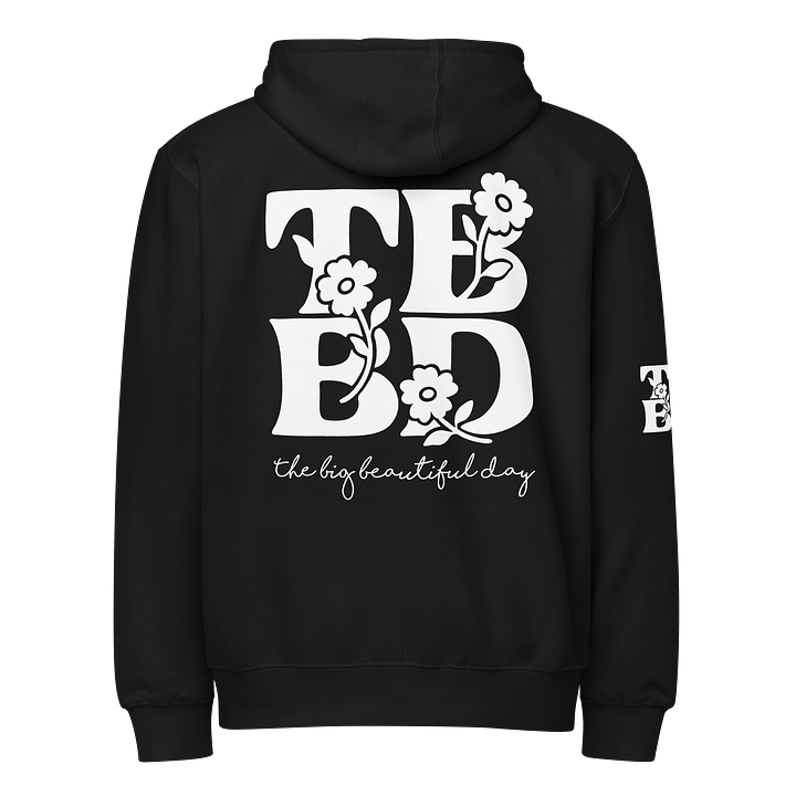 The Big Beautiful Day Floral Zip-Up Hoodie product image (5)