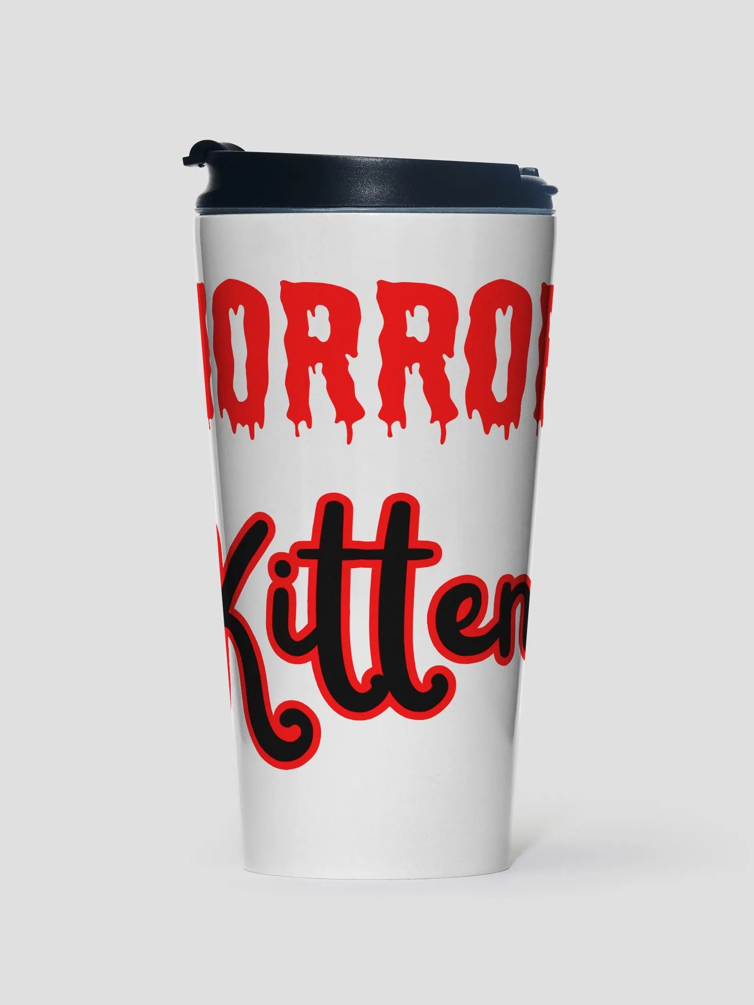 Horror Kitten Travel Mug product image (1)