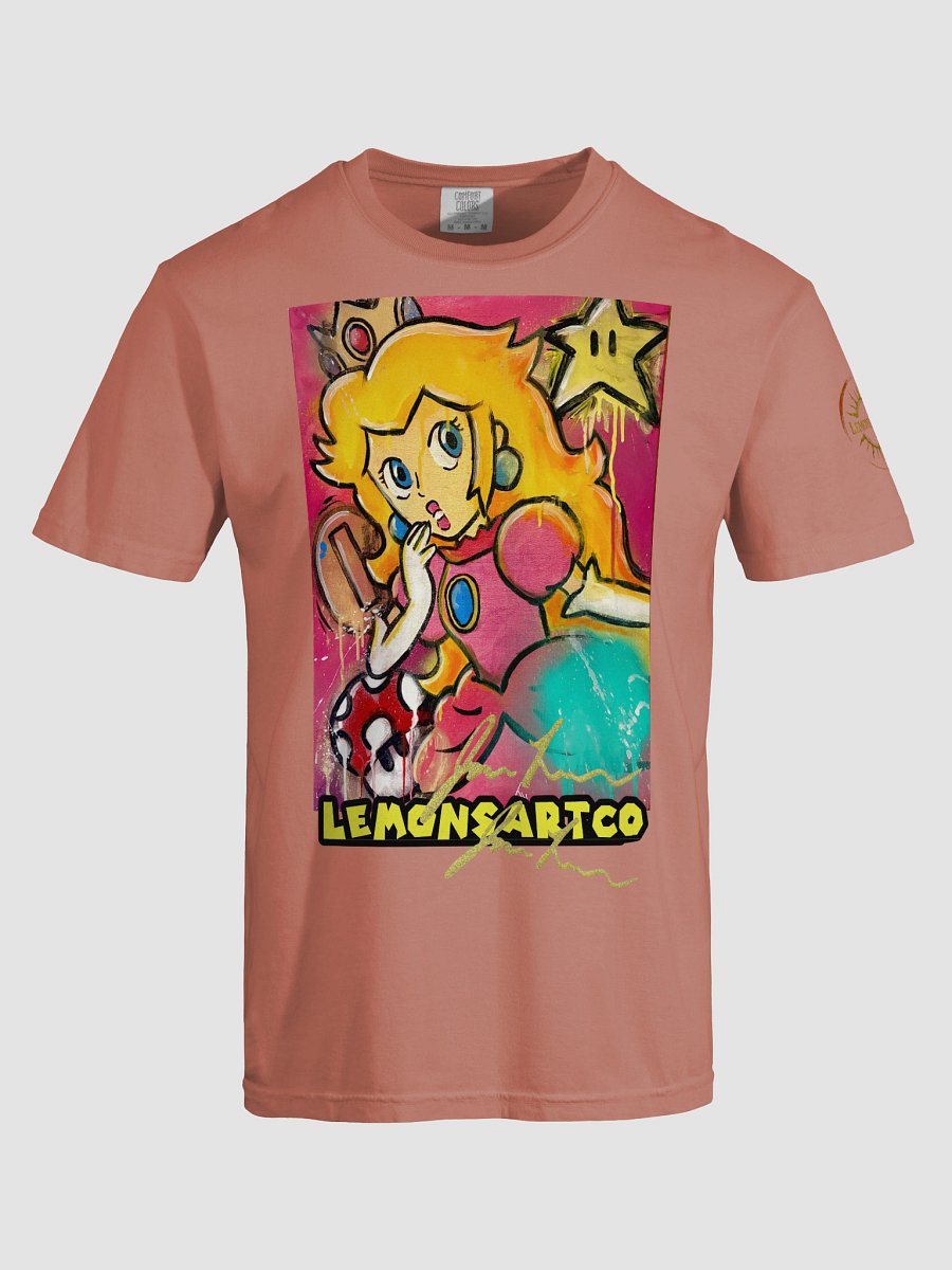 Peach Graffiti Soft Cotton Tee product image (85)