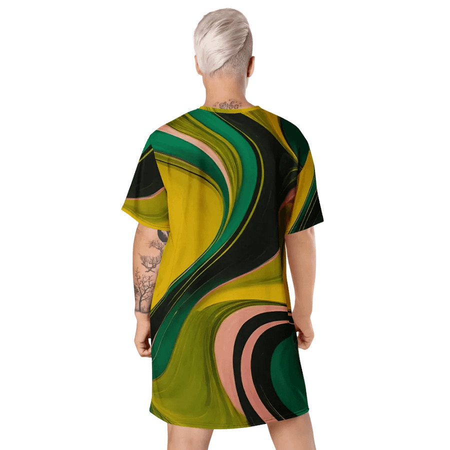 Swirl Symphony T Shirt Dress product image (10)