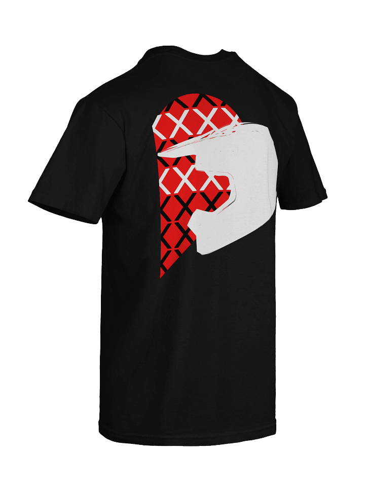 Matching Off-Road Helmet Heart (White-Right) | Shirt product image (2)