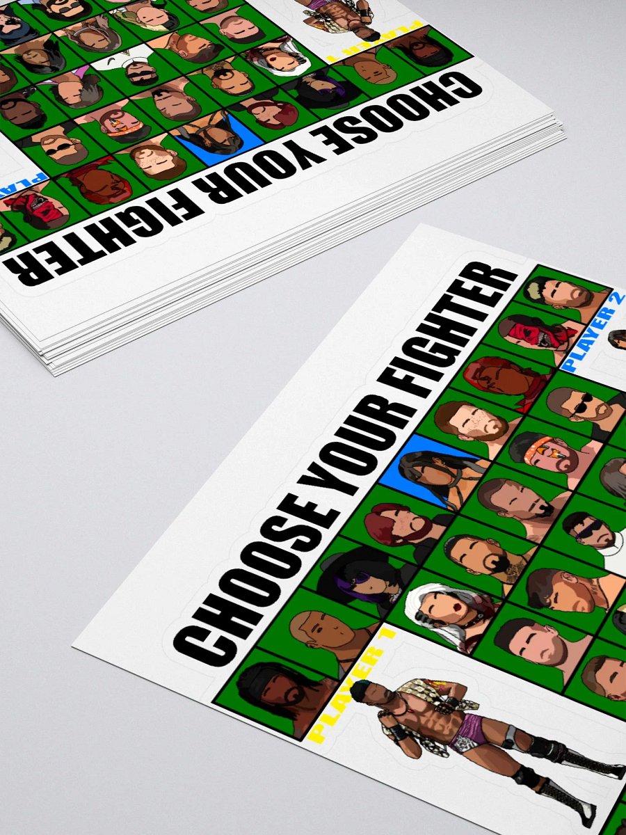 PEPW Choose Your Fighter Curk vs Katlyn Sticker product image (4)