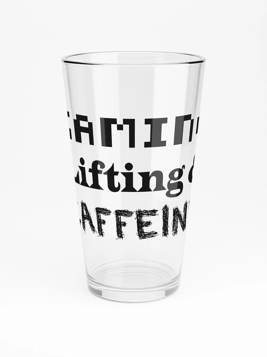 Gaming, Lifting & Caffeine Pint Glass product image (3)