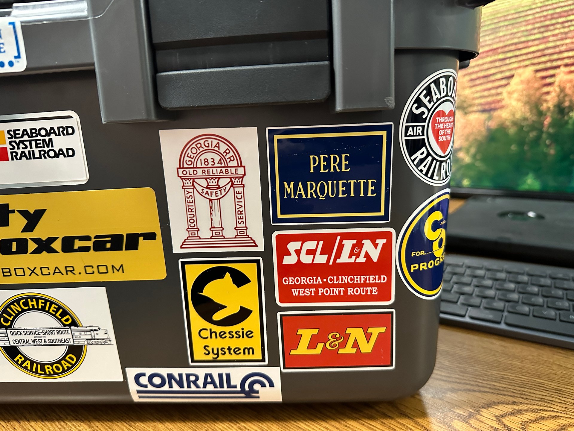 Set of 23 CSX Heritage Decals - 2.5" Each product image (4)