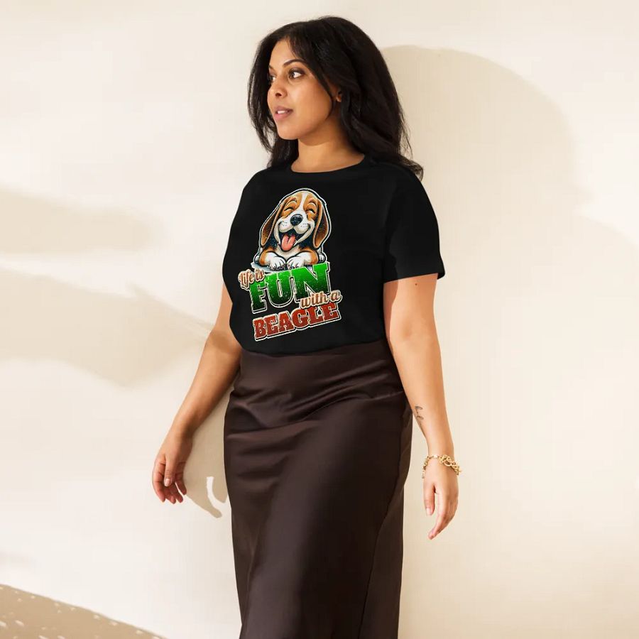 Fun Beagle Smiles Women's Tee product image (12)