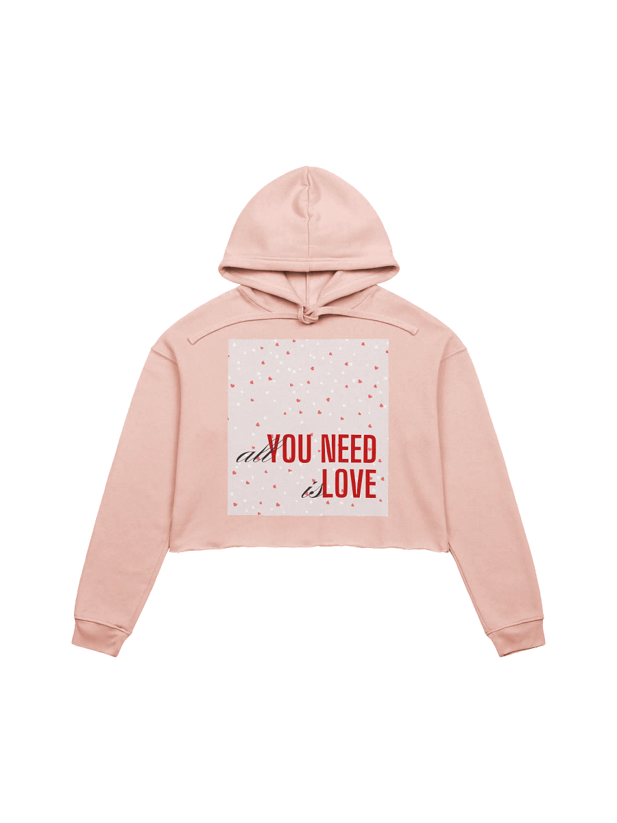 Love is All You Need Crop Hoodie product image (1)