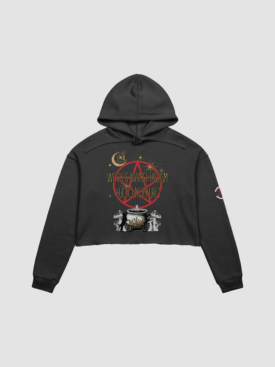 Witches Against Fascism PENTAGRAM - Crop Top Hoodie product image (1)