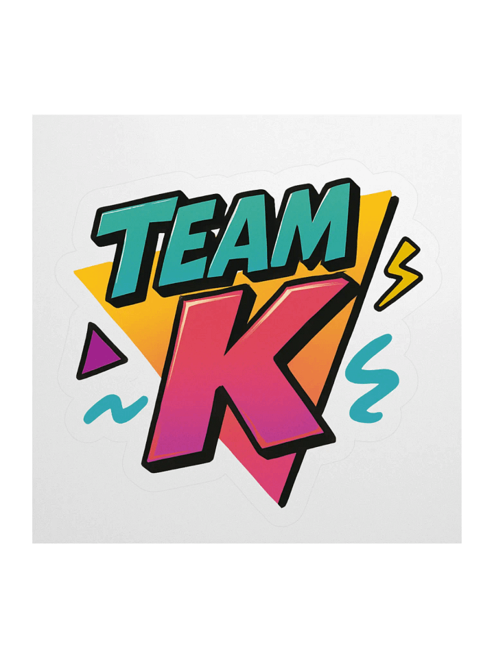 Team K 1990's STICKERS product image (2)