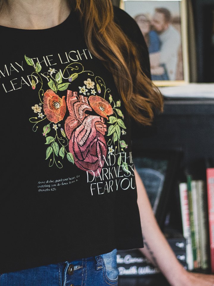 Guard Your Heart Cropped Tee product image (1)