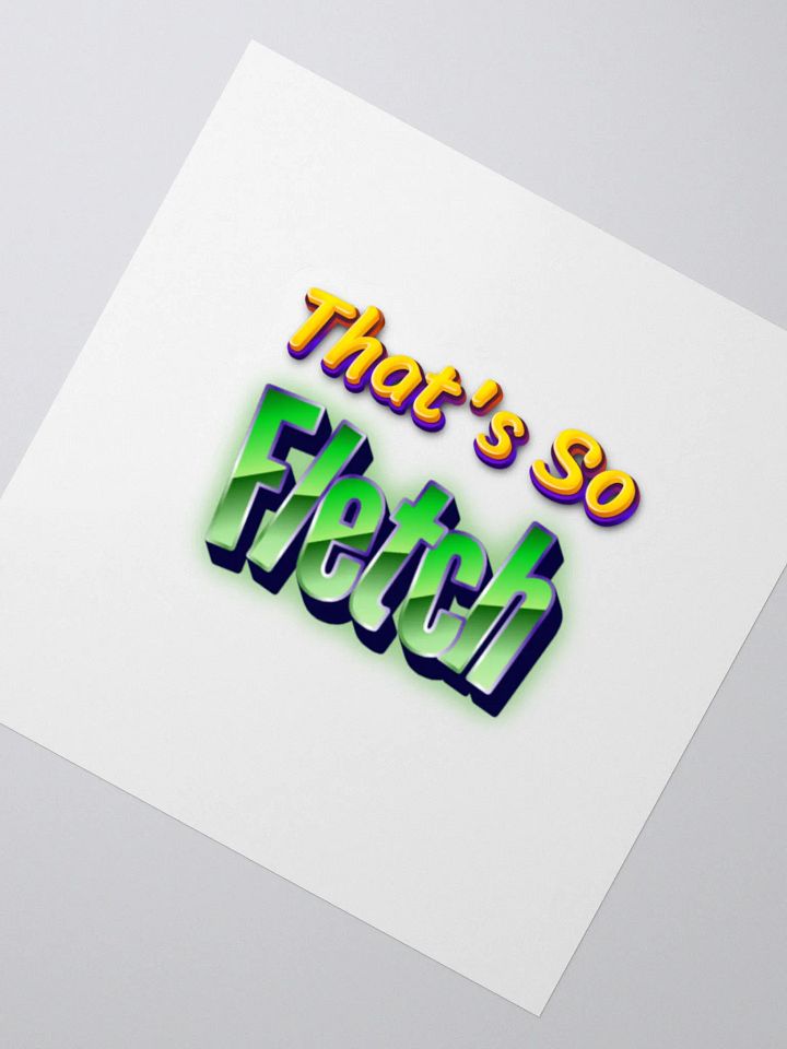 That's So Fletch Dinkum Inspired Gaming Sticker product image (2)