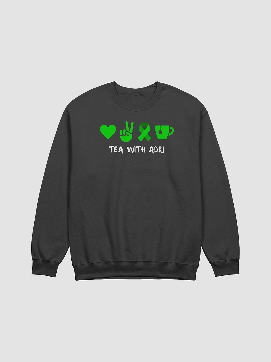 Love, Peace, Good Health, Good Tea Sweatshirt (Punk) product image (1)