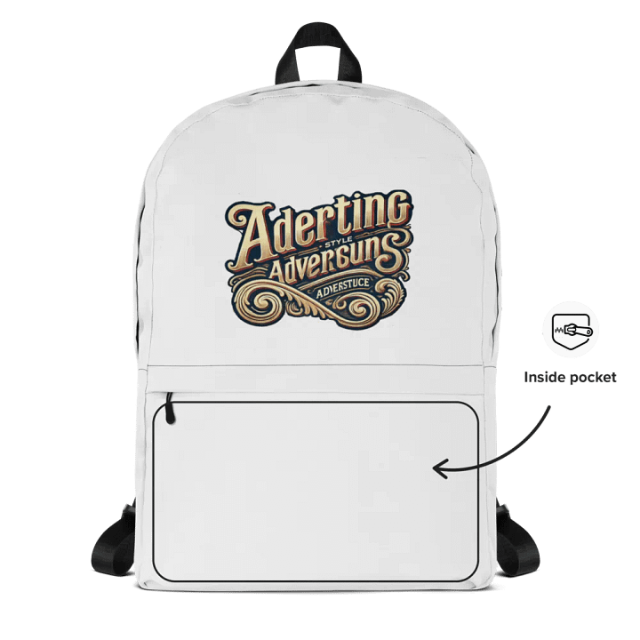 Adverting Style All-Over Print Backpack product image (2)