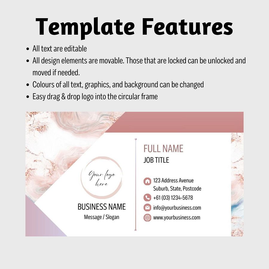 Roseanne - Business Card Template product image (7)