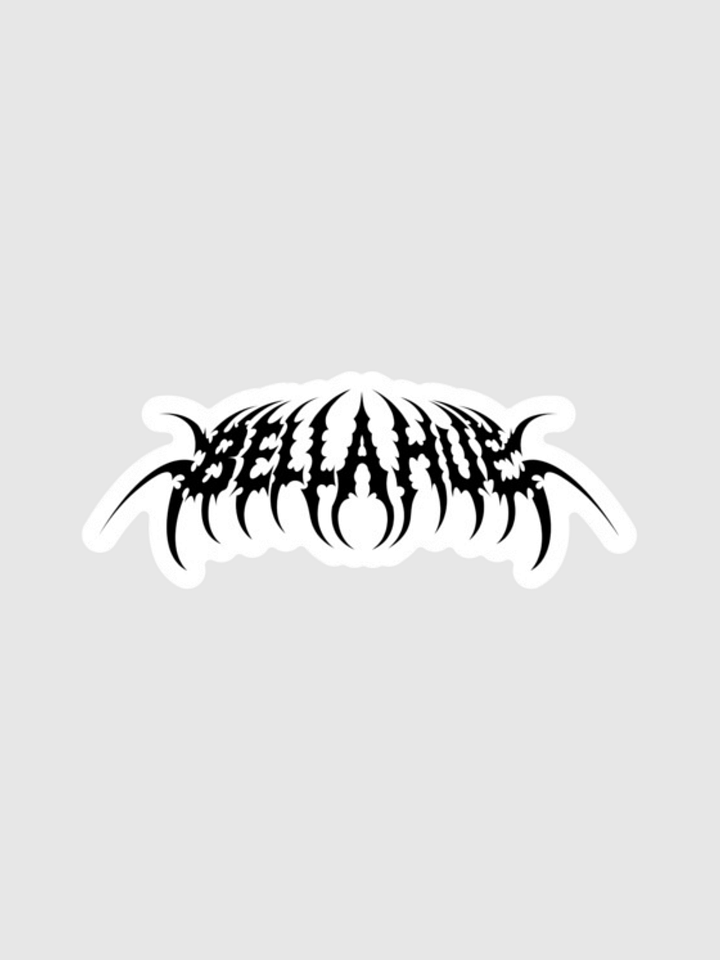 Bella Hue 'Silence' Logo Sticker! product image (1)