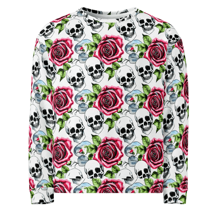 Skull Rose Harmony Recycled Sweatshirt product image (2)