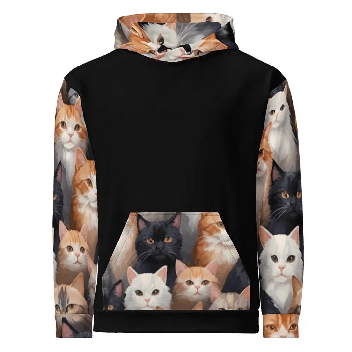 Purrfectly Adorable Cat Lovers Unisex Hoodie product image (1)