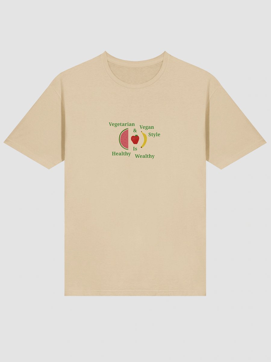 Healthy & Wealthy Vegan T-Shirt product image (3)