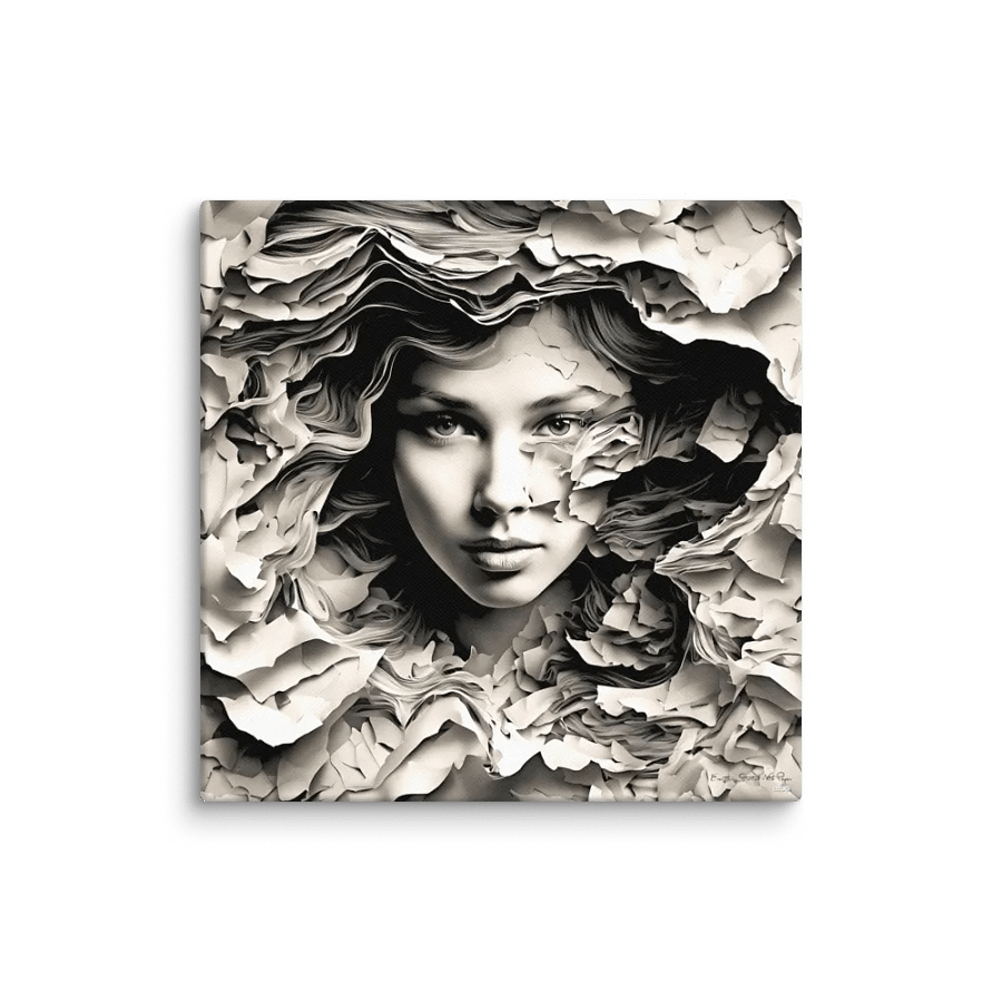 Paper Collection | Shortest Poem, Love | Canvas Art Painting product image (6)