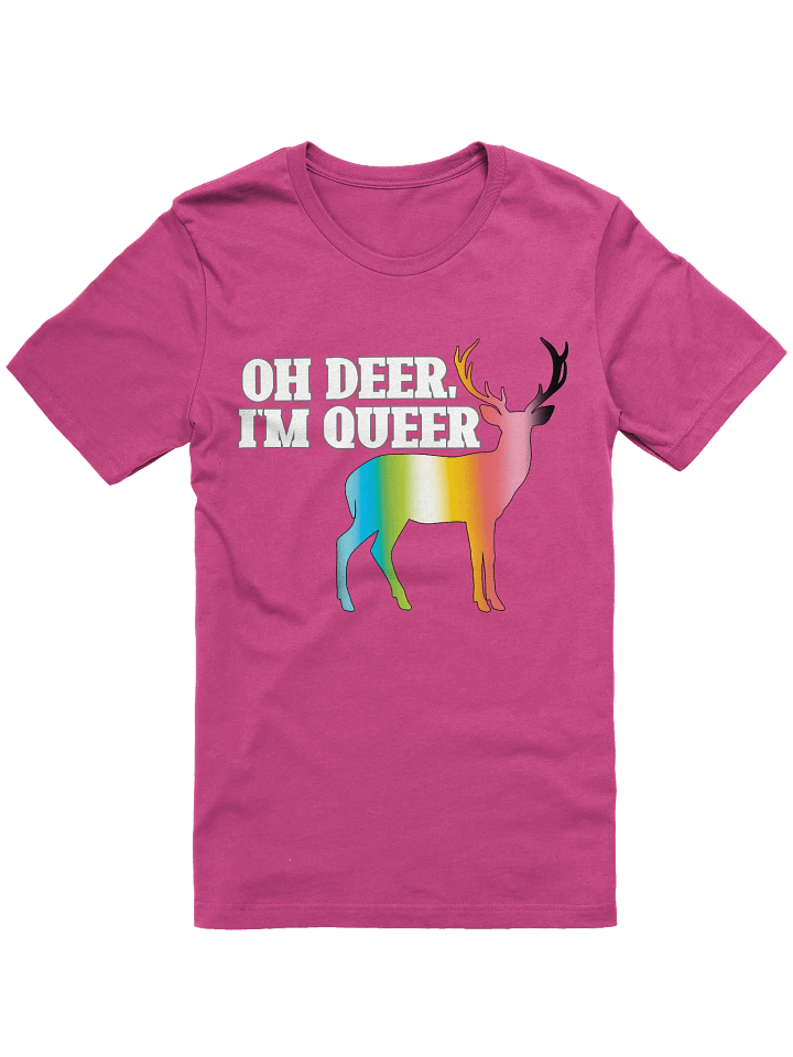 Oh Deer, I'm Queer- Queer Flag T-shirt product image (9)