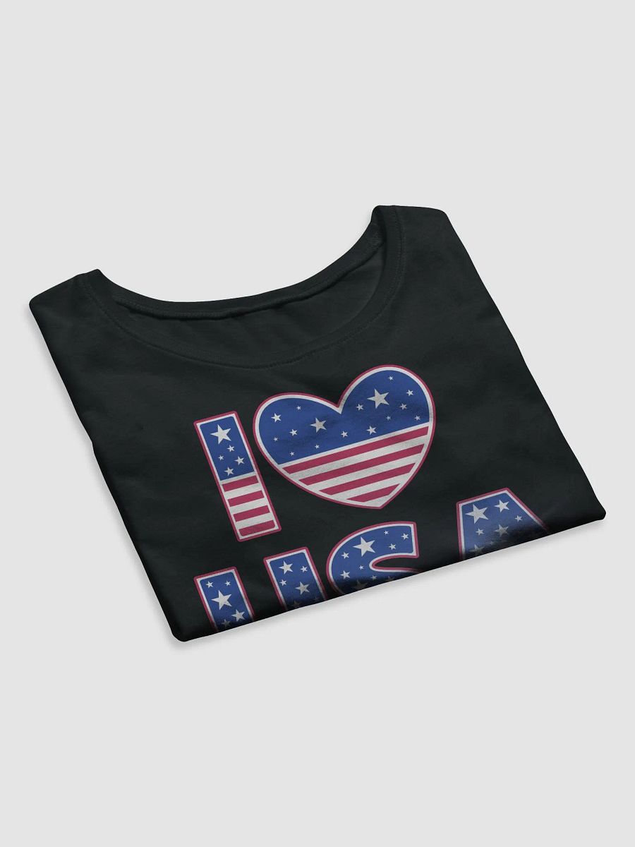 Patriotic Heart Women's Crop Tee product image (7)