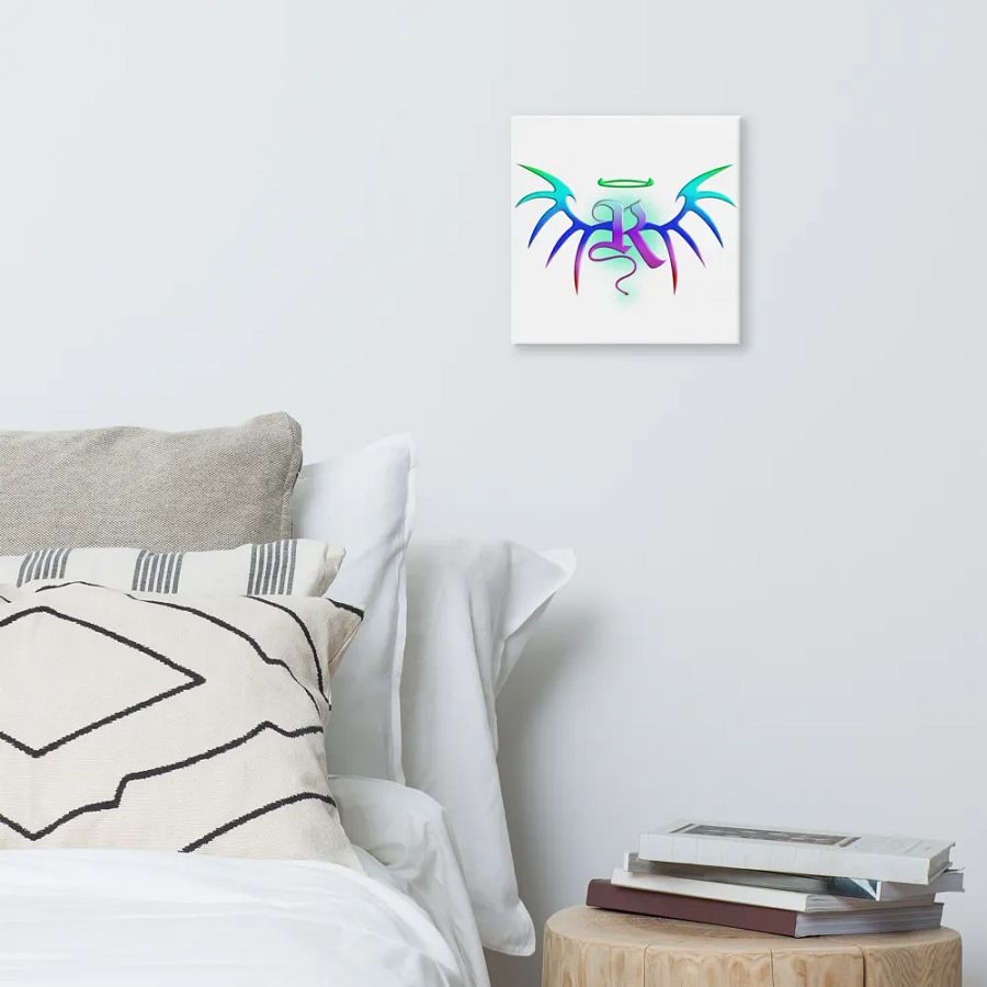 RafaZafar Logo Canvas Print (vaporwave) product image (6)