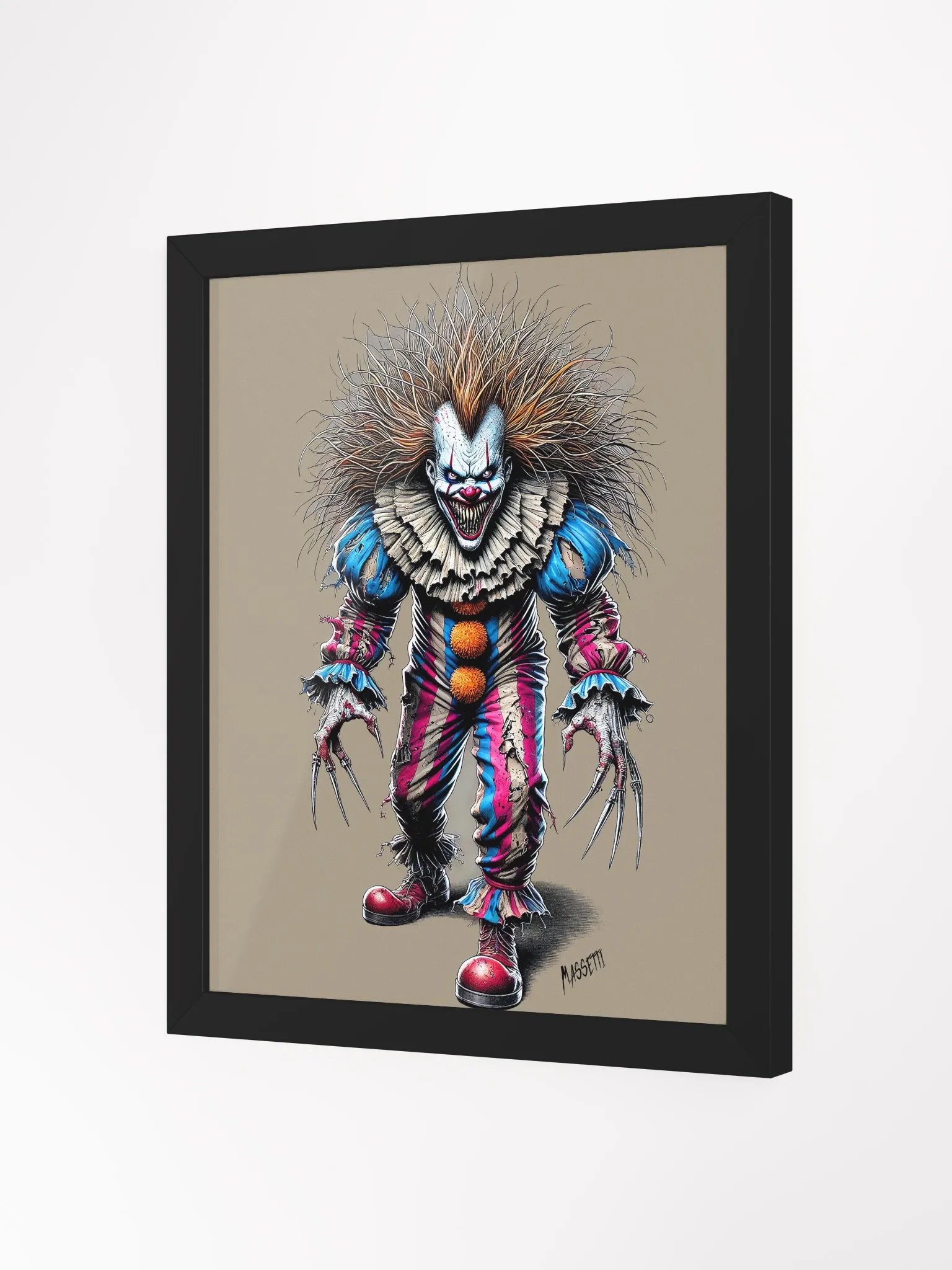 FREAKO the Clown Framed Matte Poster product image (2)