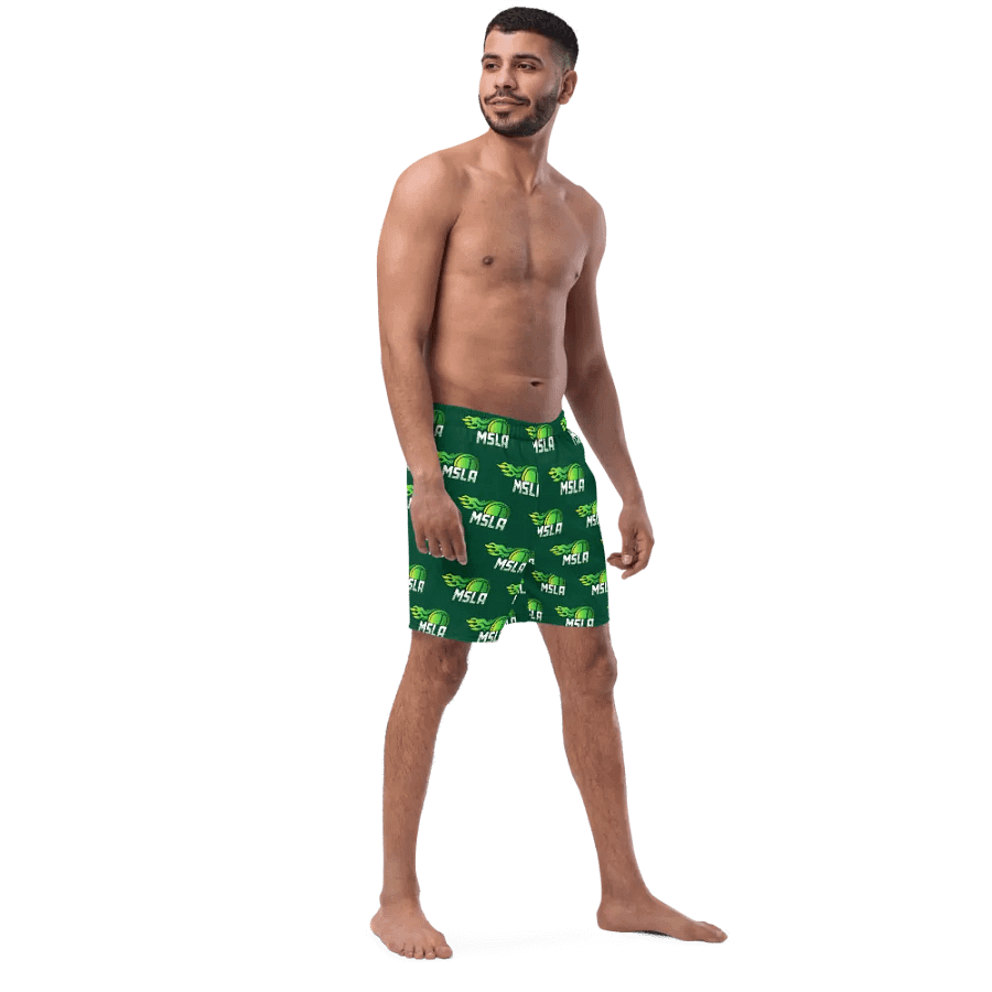 MSLA Green Swim Trunks product image (3)