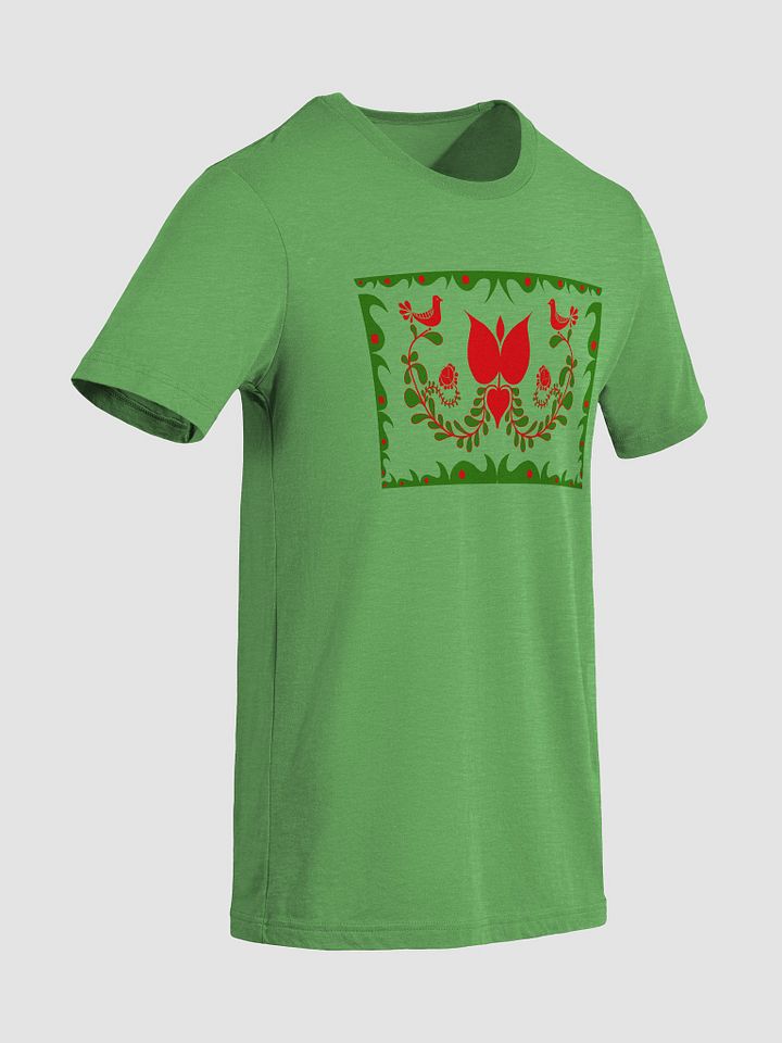 Hungarian Folk-Inspired Symmetry T-Shirt product image (1)