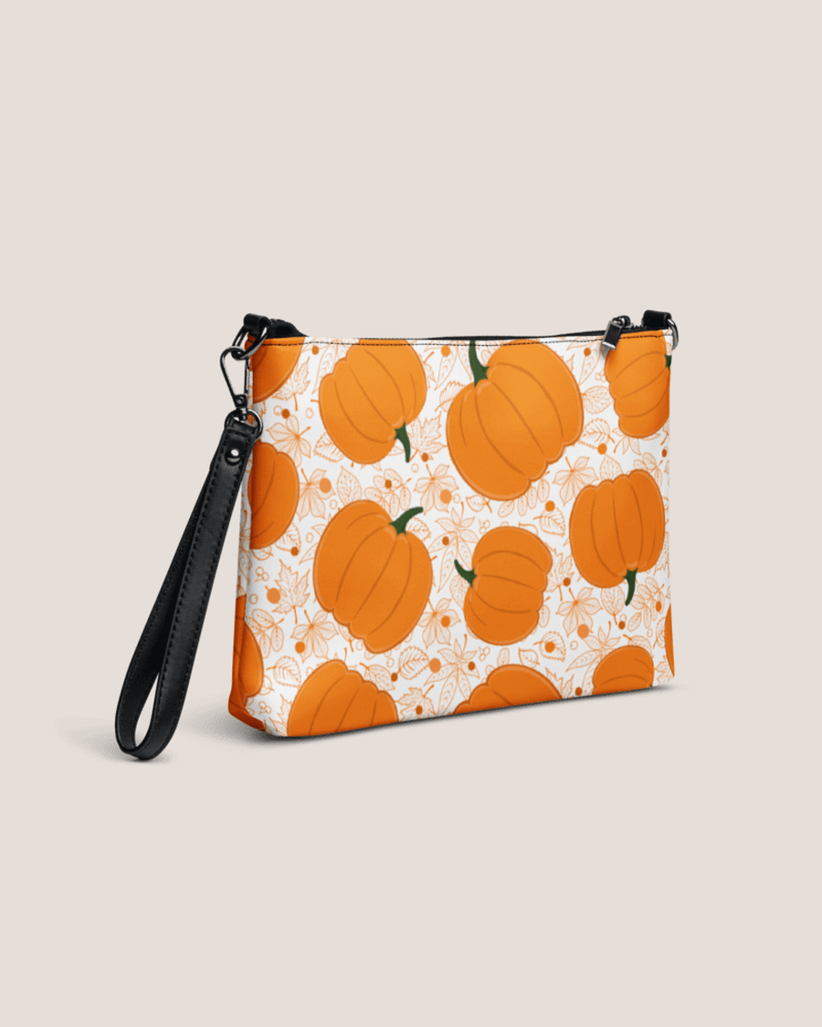 Chic Pumpkin Pattern Fall Crossbody Bag | Autumn Accessories