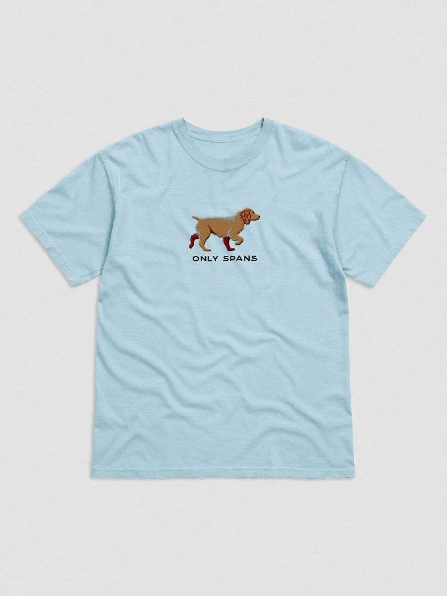 Only Spans T-Shirt(Embroidered) of a Working Cocker Spaniel(Tan) product image (4)