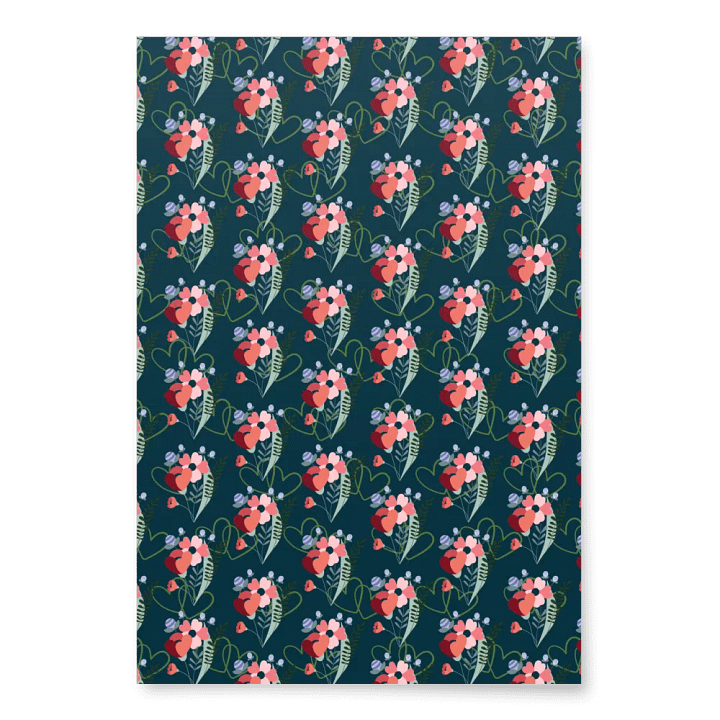 Floral Blossom-Wrapping Paper Sheets (3) product image (2)