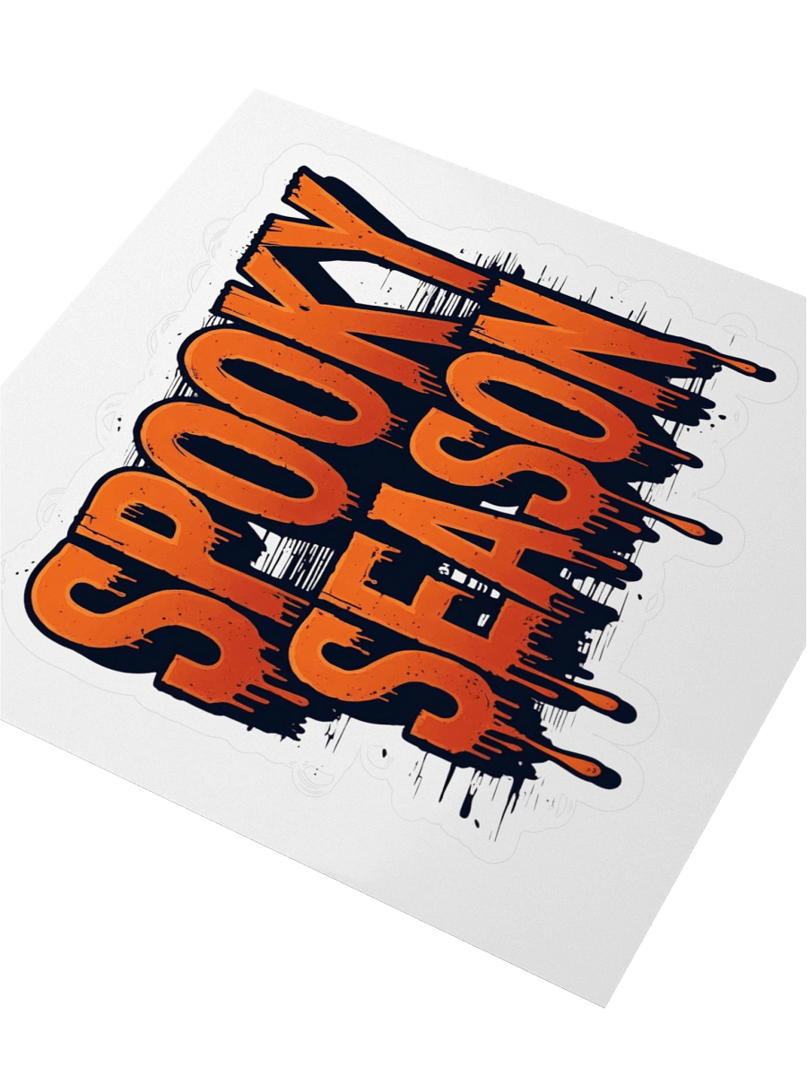 The Spooky Season Drip Sticker product image (3)