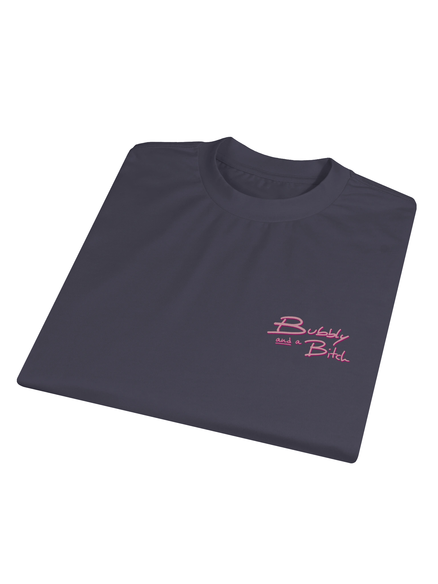 Bubbly and a B (pink shadow design) heavyweight long-sleeve product image (16)