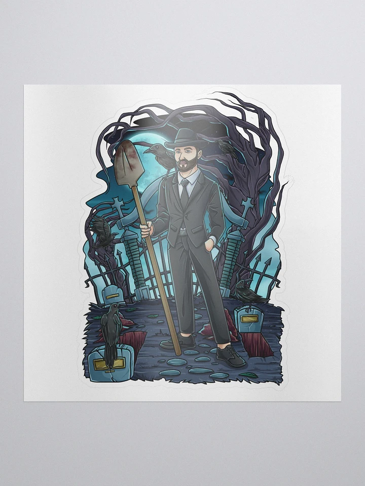 'The Graveyard' Stickers - Blue product image (1)