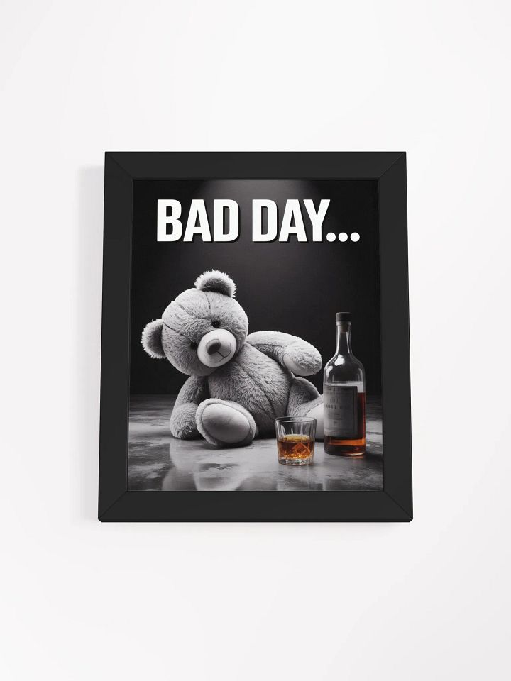 Dramatic Teddy Bear Framed Poster product image (2)