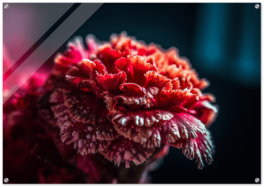 BLACK RED GLOSSY ACRYLIC PRINT product image (1)