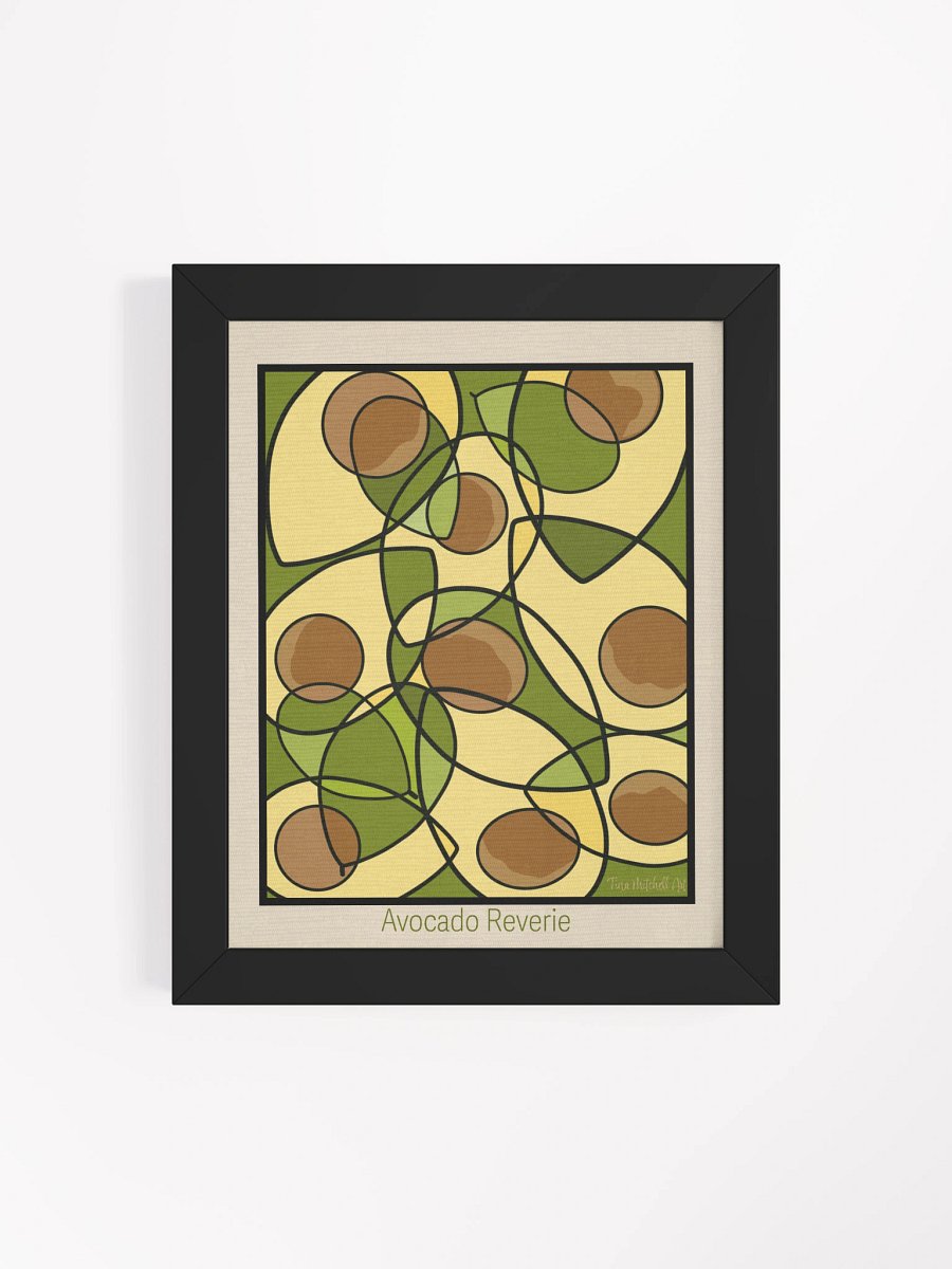 Avocado Reverie – Wood Framed Matte Art Poster product image (4)
