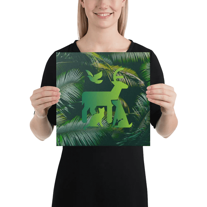 Endangered Species - Mexico - Tropical Mystery Green Logo Canvas Art product image (2)