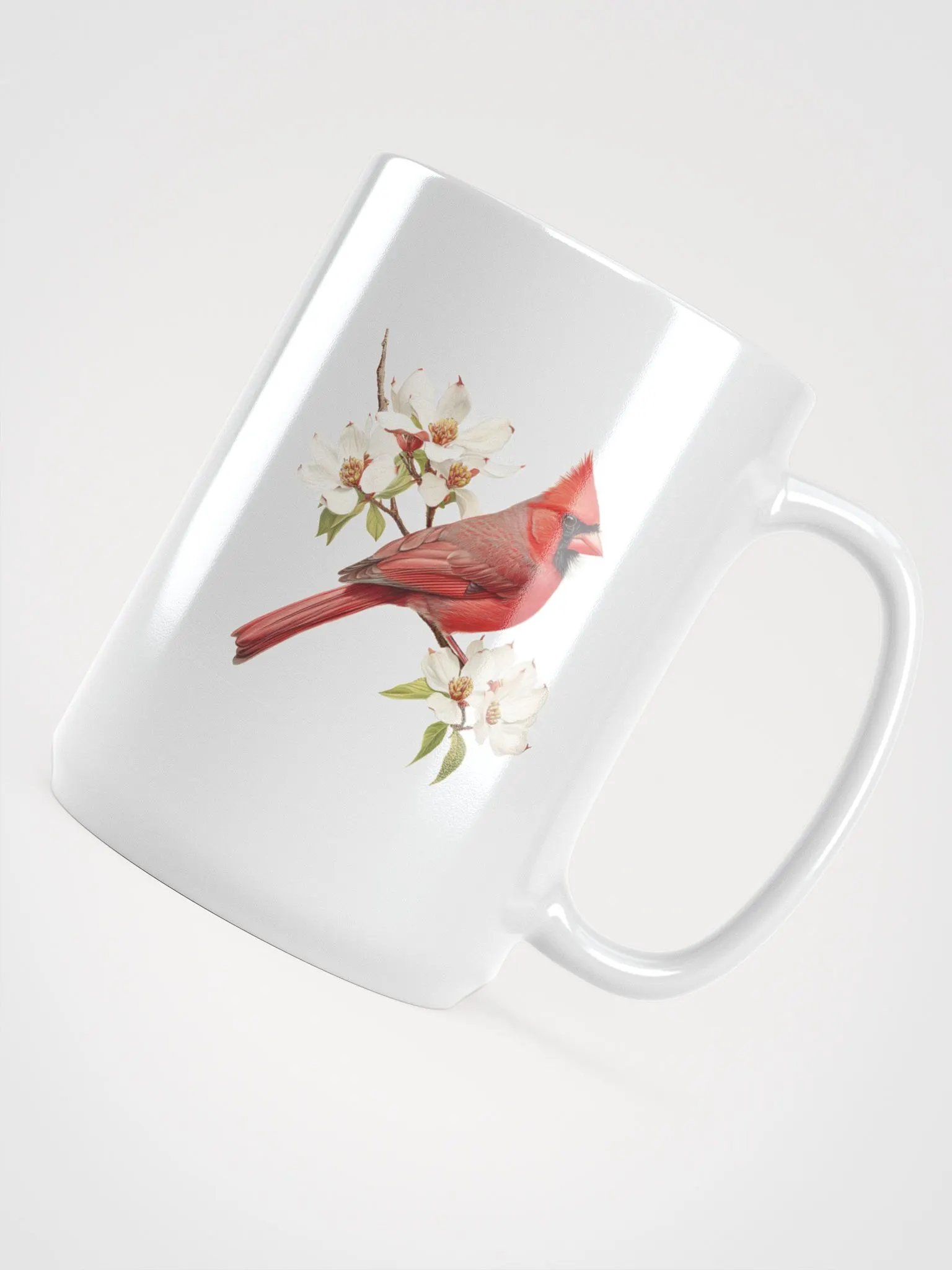 Cardinal Crest White Glossy Mug - 15 oz. product image (4)