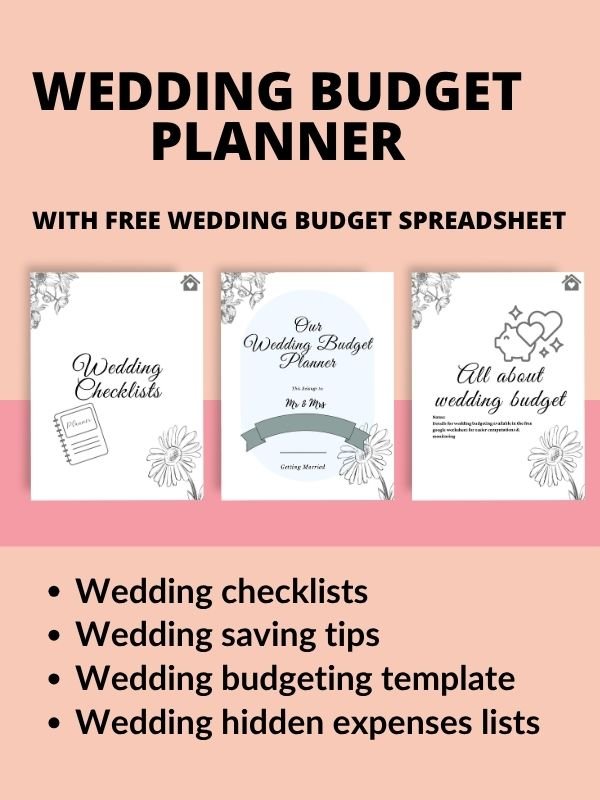 Wedding Budget Planner Printable product image (2)