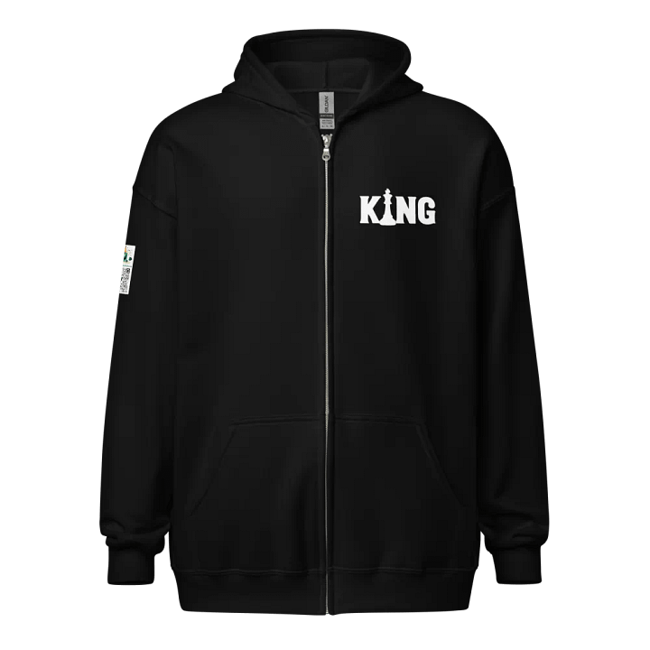 Royal Checkmate Zip Hoodie product image (1)