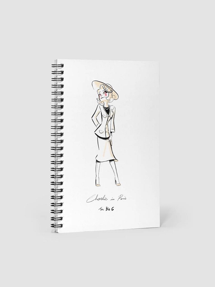 Charlie in Paris - Spiral Notebook product image (1)