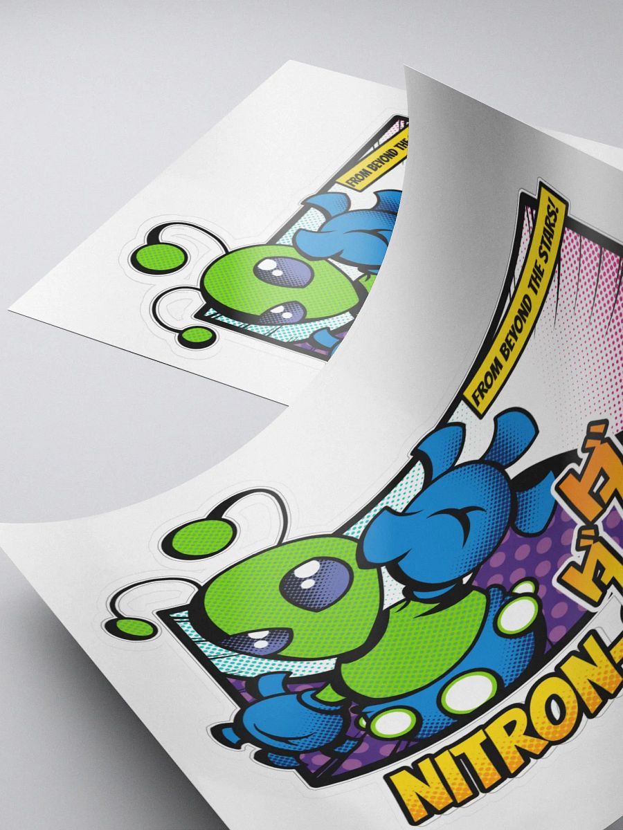 Wave 5 - Astro Comic Panel Kiss Cut Sticker product image (5)