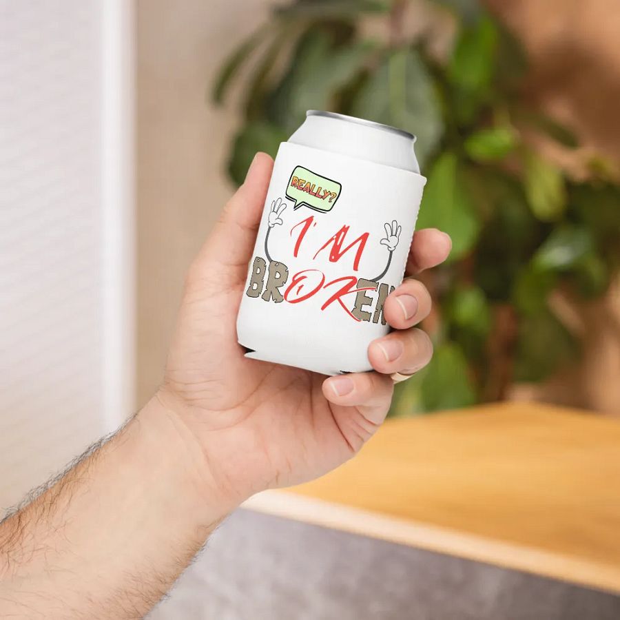 Im Broken Im Ok Illusion Can Cooler product image (5)