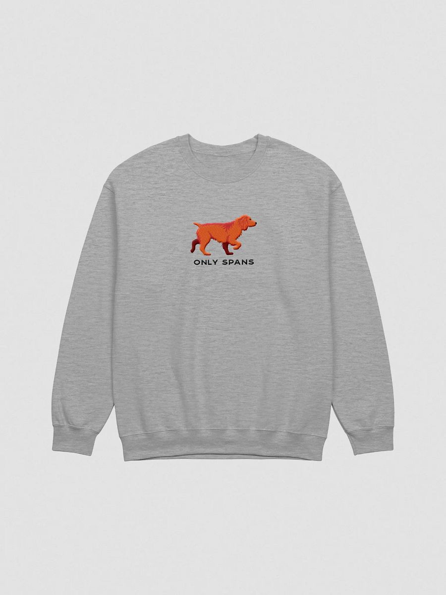 Only Spans Sweatshirt (Embroidered) of a Working Cocker Spaniel(Red) product image (4)