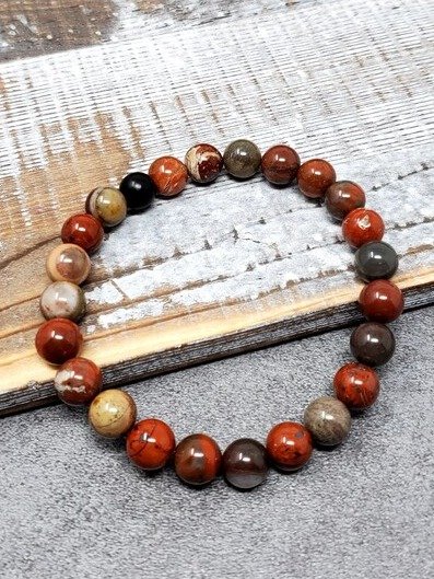 Elevated Energy Bracelet – Malachite, Lapis Lazuli, Amethyst & Clear Quartz Chakra Alignment Jewelry product image (2)