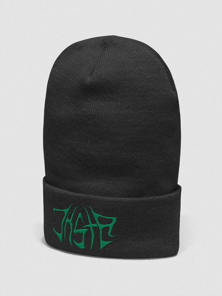 JKSTR Beanie (Black & Green) product image (2)